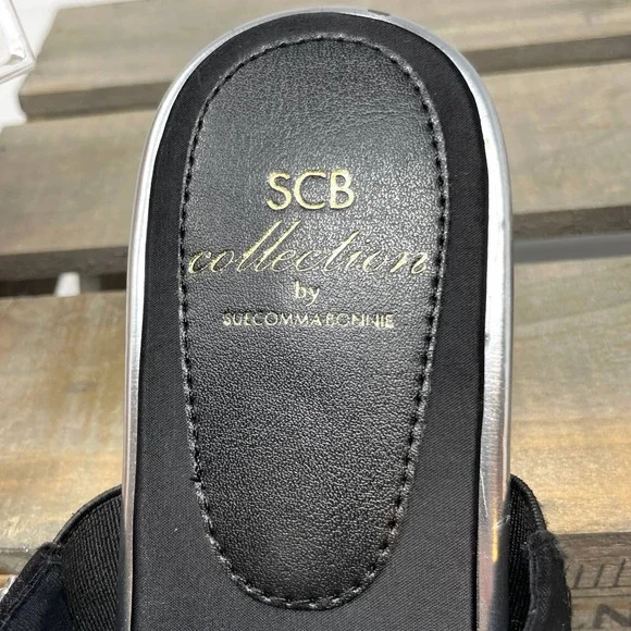 SCB Collection by Suecomma Bonnie Crystal Embellished Mules - Picture 13 of 15